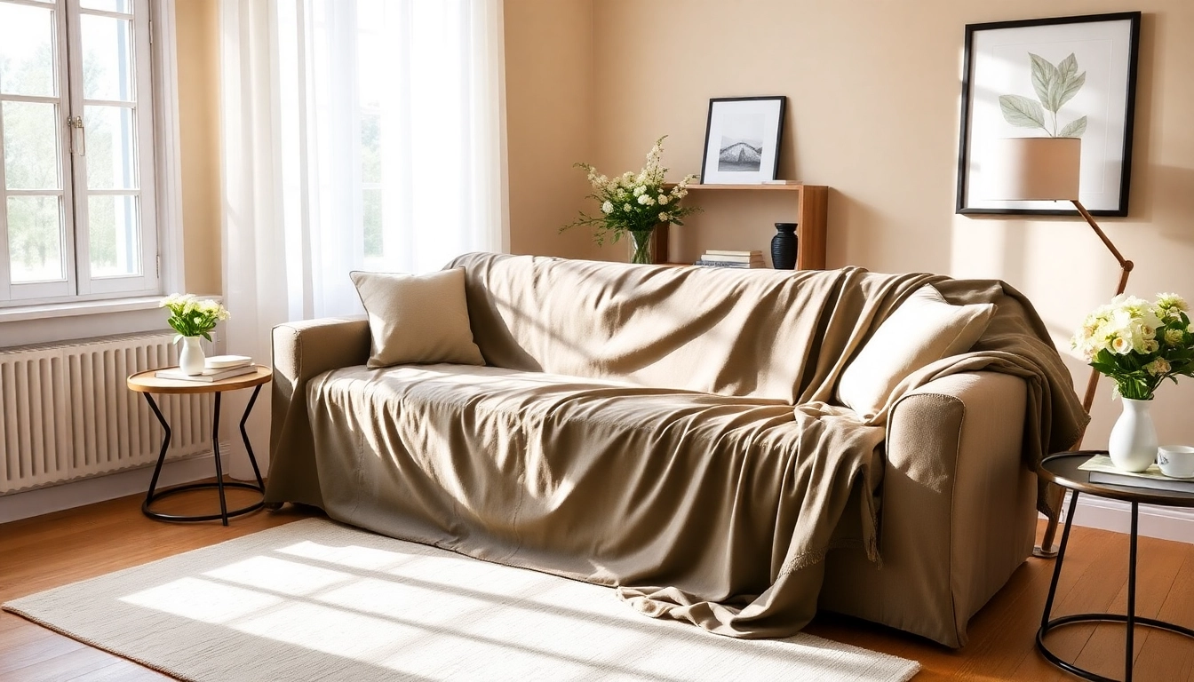 Enhance your decor with La Maison des housses featuring elegant and protective sofa covers.