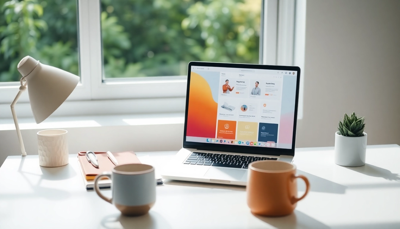 Stayfocused at an organized workspace with natural light and digital productivity tools enhancing concentration.