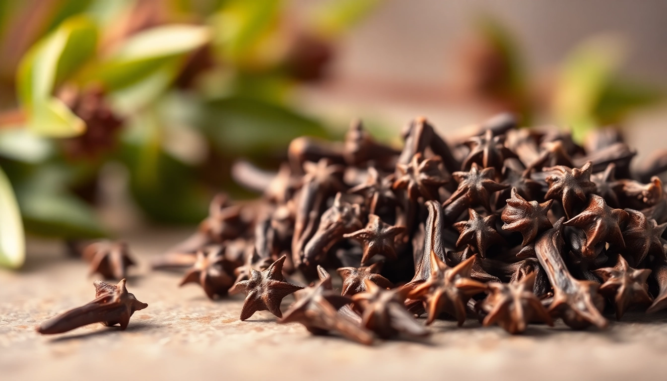 Enhance your culinary dishes with flavorful cloves, showcasing their rich texture and aroma.