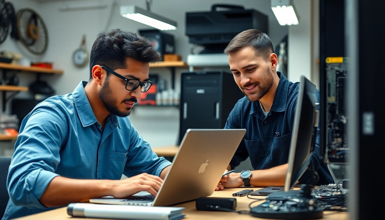 Riparazione computer torino: esperti al lavoro in un centro assistenza professionale per PC.