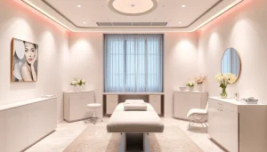 Experience Botox-Zürich in a tranquil and modern aesthetic clinic interior, promoting relaxation and beauty.
