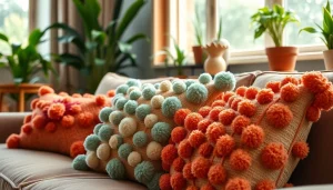 Transform Your Living Space with Pompom Cushions from https://labboho.com/collections/pompom-cushion