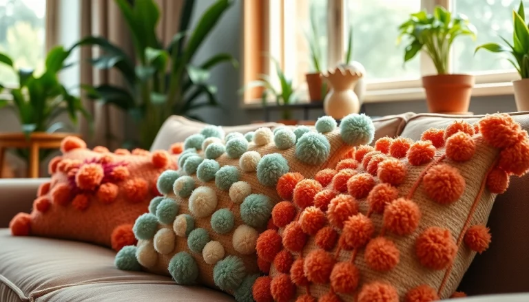 Transform Your Living Space with Pompom Cushions from https://labboho.com/collections/pompom-cushion
