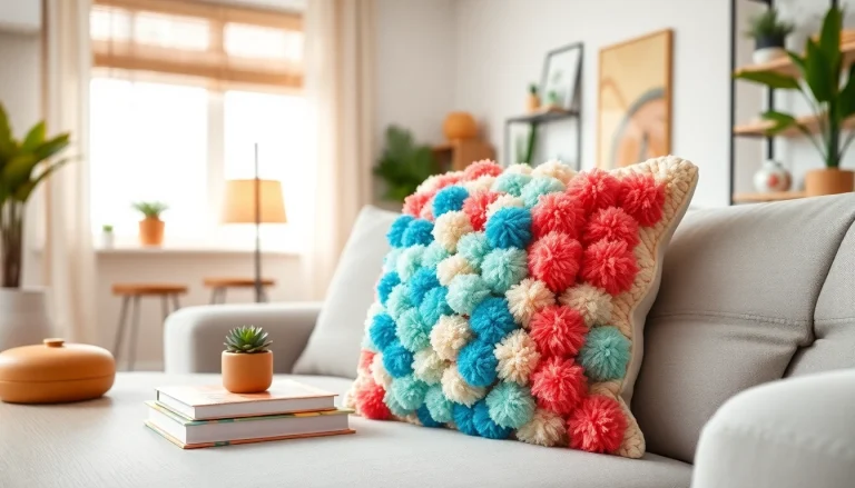 Transform Your Home Aesthetic with Unique Pompom Cushion Covers