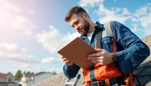 Helping homeowners navigate insurance roofing claims help by inspecting storm-damaged shingles.