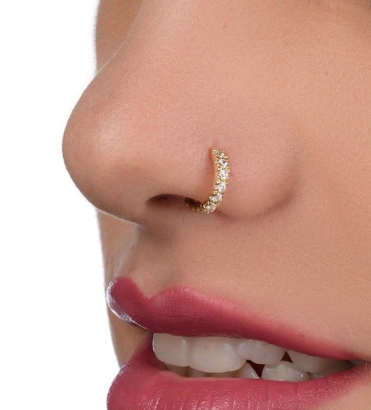 Diamond Nose Piercing Studs & Hoops – Online UK Store