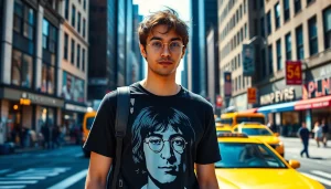 Stylish John Lennon T-Shirts: A Nod to Music Royalty and Rock Culture