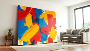 Transform your space with an impressive Abstract Print On Canvas that features vivid colors and dynamic shapes.