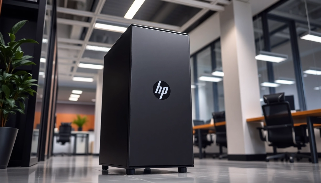 Un innovador servidor HPE Colombia con diseño moderno, ideal para empresas tecnológicas.