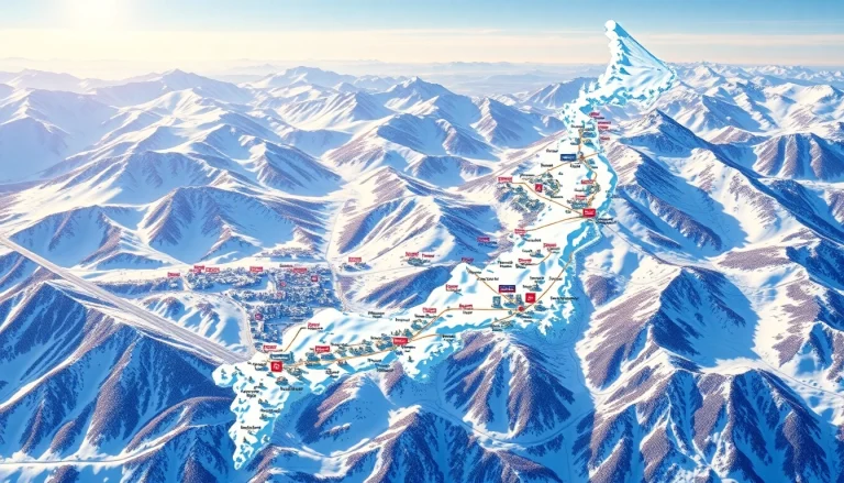 Comprehensive Ski Map of Japan: Guide to the Best Resorts and Trails